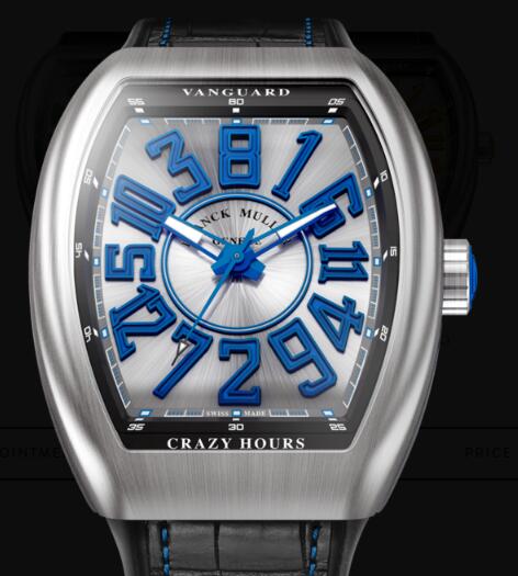Franck Muller Vanguard Crazy Hours Replica Watch V 45 CH BR (BL)